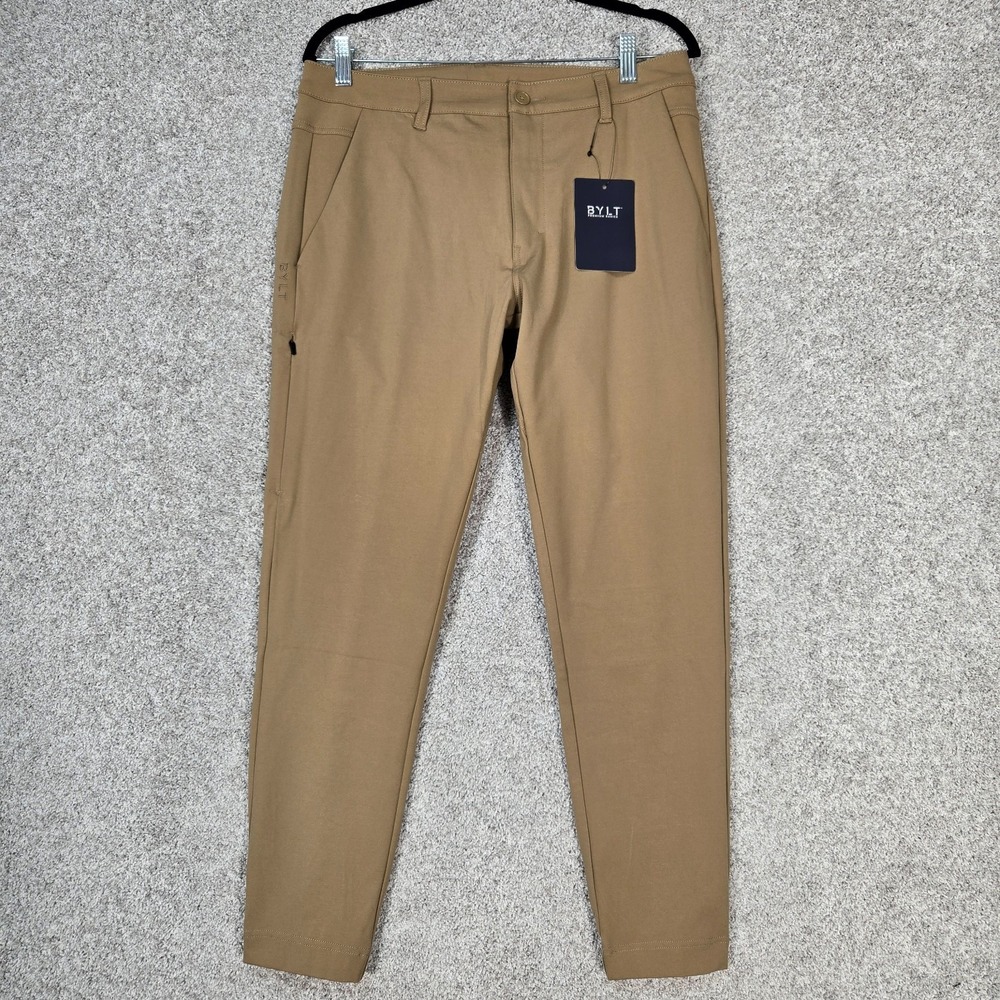 BYLT Everyday Jogger Pants Men's Size 34 Tan Khaki NEW